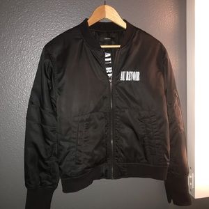 Unisex “Au Revoir” Bomber Jacket